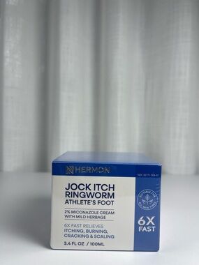 Hermon Jock Itch & Ringworm Cream - Blue/White Box